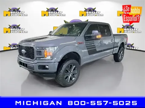 Gray 2018 Ford F-150 XLT for sale in Michigan Center, MI
