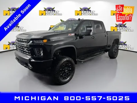 Black 2021 Chevrolet Silverado 2500HD LTZ for sale in Michigan Center, MI