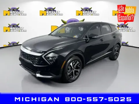 Black 2023 Kia Sportage EX for sale in Michigan Center, MI