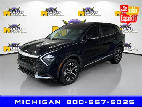 Black 2023 Kia Sportage EX for sale in Michigan Center, MI