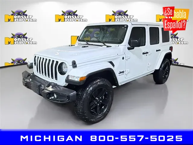 Gray 2023 Jeep Wrangler Sahara for sale in Michigan Center, MI