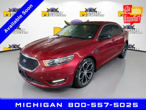 Red 2017 Ford Taurus SHO for sale in Michigan Center, MI