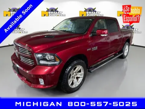 Red 2017 Ram 1500 Sport for sale in Michigan Center, MI