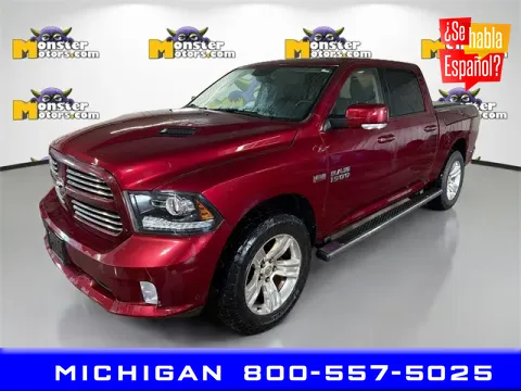 Red 2017 Ram 1500 Sport for sale in Michigan Center, MI