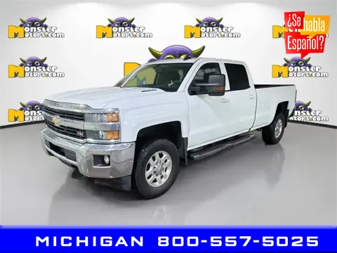 White 2015 Chevrolet Silverado 2500HD LT for sale in Michigan Center, MI