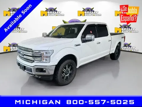 Gray 2018 Ford F-150 Lariat for sale in Michigan Center, MI