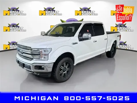 Gray 2018 Ford F-150 Lariat for sale in Michigan Center, MI