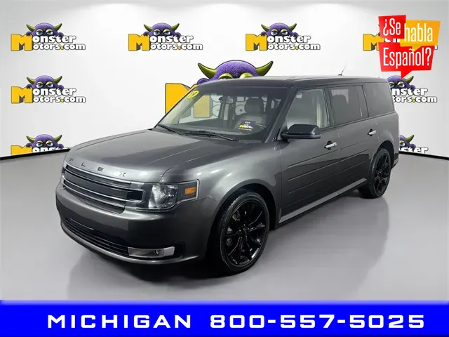 Blue 2019 Ford Flex SEL for sale in Michigan Center, MI