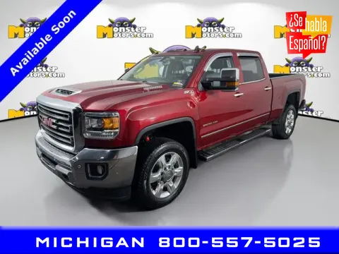 Blue 2019 GMC Sierra 2500HD SLT for sale in Michigan Center, MI