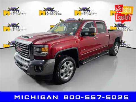Blue 2019 GMC Sierra 2500HD SLT for sale in Michigan Center, MI
