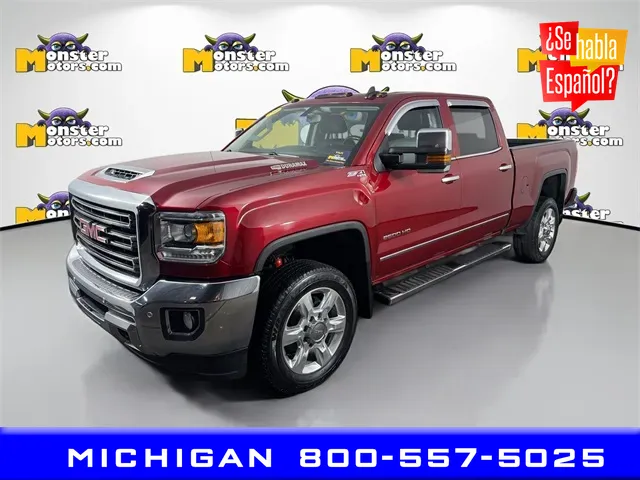Blue 2019 GMC Sierra 2500HD SLT for sale in Michigan Center, MI
