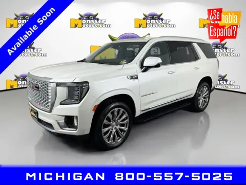Blue 2022 GMC Yukon Denali for sale in Michigan Center, MI