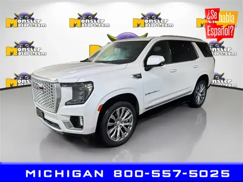 Blue 2022 GMC Yukon Denali for sale in Michigan Center, MI