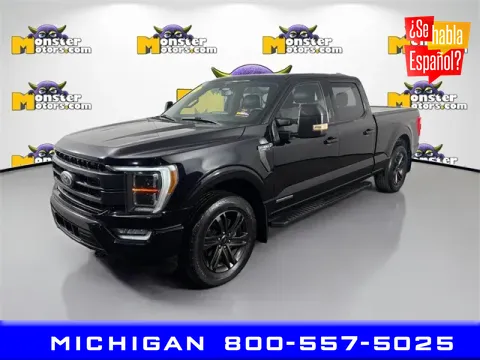 Black 2021 Ford F-150 Lariat for sale in Michigan Center, MI