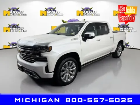 White 2019 Chevrolet Silverado 1500 High Country for sale in Michigan Center, MI