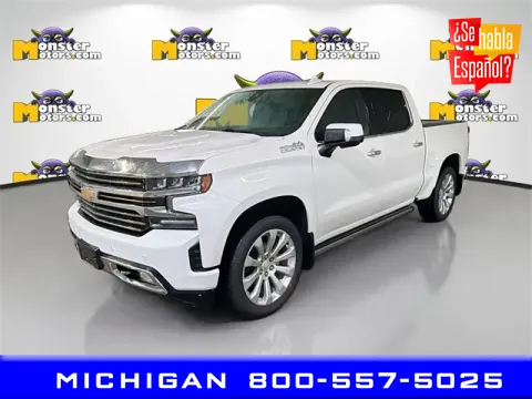 White 2019 Chevrolet Silverado 1500 High Country for sale in Michigan Center, MI