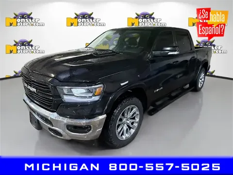 Black 2022 Ram 1500 Laramie for sale in Michigan Center, MI