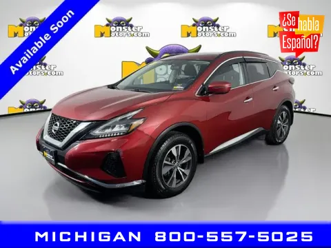 Red 2019 Nissan Murano SV for sale in Michigan Center, MI