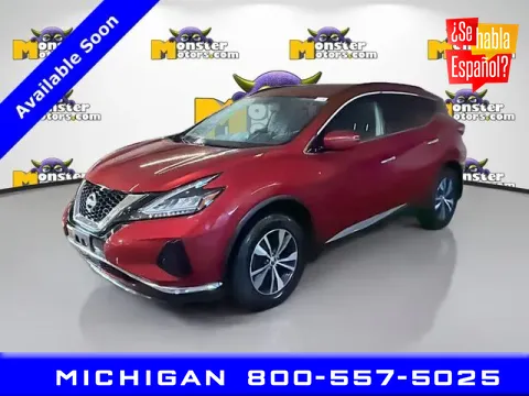 Red 2019 Nissan Murano SV for sale in Michigan Center, MI