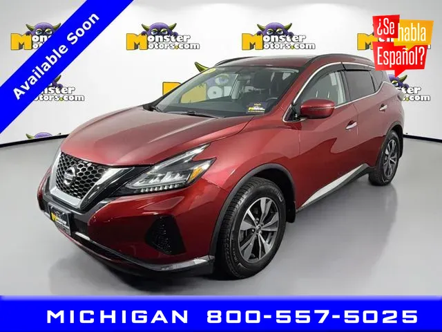 Red 2019 Nissan Murano SV for sale in Michigan Center, MI