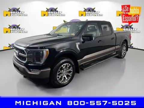 Black 2022 Ford F-150 King Ranch for sale in Michigan Center, MI