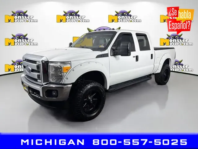 White 2016 Ford F-250SD XLT for sale in Michigan Center, MI