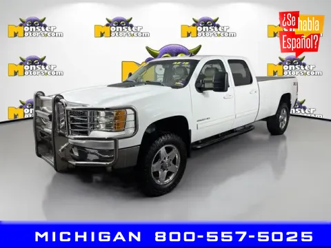 White 2011 GMC Sierra 2500HD SLT for sale in Michigan Center, MI