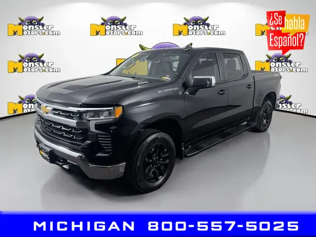 Black 2023 Chevrolet Silverado 1500 LT for sale in Michigan Center, MI