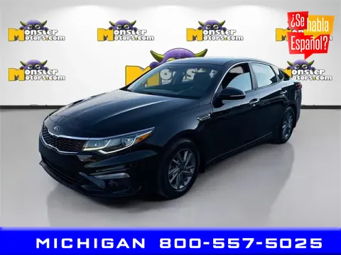 Black 2019 Kia Optima LX for sale in Michigan Center, MI