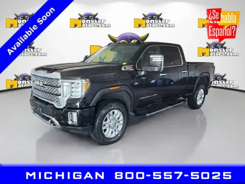 Black 2021 GMC Sierra 2500HD Denali for sale in Michigan Center, MI