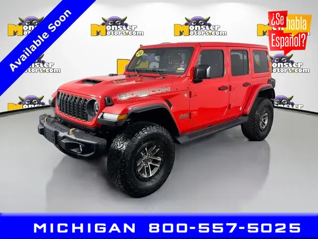Red 2024 Jeep Wrangler Rubicon 392 for sale in Michigan Center, MI