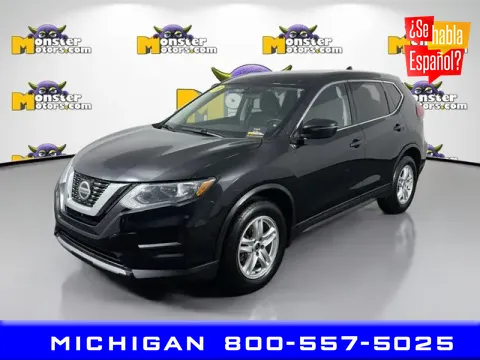 Black 2018 Nissan Rogue S for sale in Michigan Center, MI
