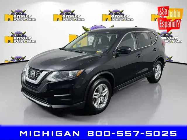 Black 2018 Nissan Rogue S for sale in Michigan Center, MI