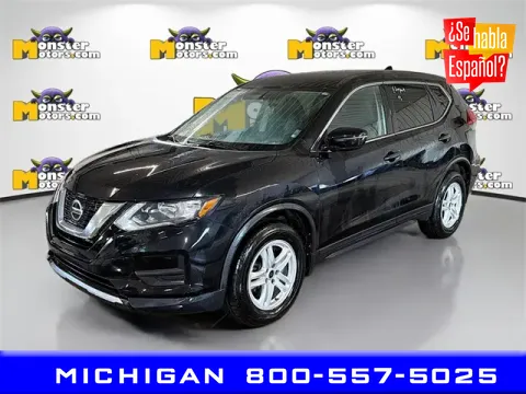 Black 2018 Nissan Rogue S for sale in Michigan Center, MI