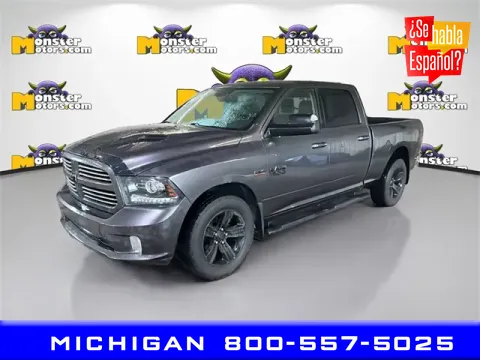 Gray 2017 Ram 1500 Sport for sale in Michigan Center, MI
