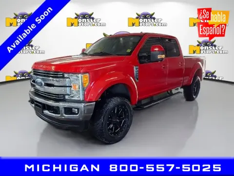 Blue 2017 Ford F-250SD Lariat for sale in Michigan Center, MI