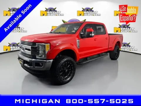 Blue 2017 Ford F-250SD Lariat for sale in Michigan Center, MI