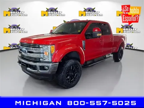 Blue 2017 Ford F-250SD Lariat for sale in Michigan Center, MI