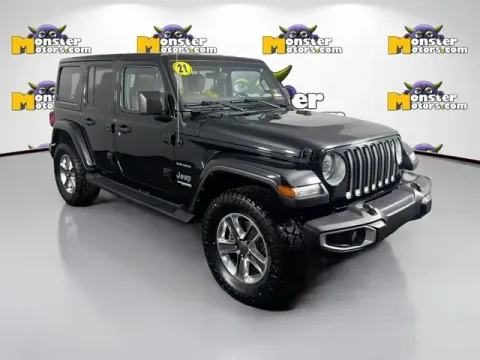 Another view of 2021 Jeep Wrangler Unlimited Sahara for sale in Michigan Center, MI at Monster Motors - Jackson, MI