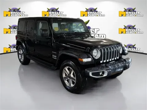 Another view of 2021 Jeep Wrangler Unlimited Sahara for sale in Michigan Center, MI at Monster Motors - Jackson, MI