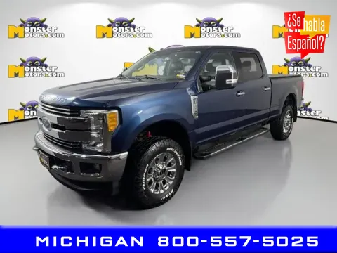 Blue 2017 Ford F-250SD Lariat for sale in Michigan Center, MI