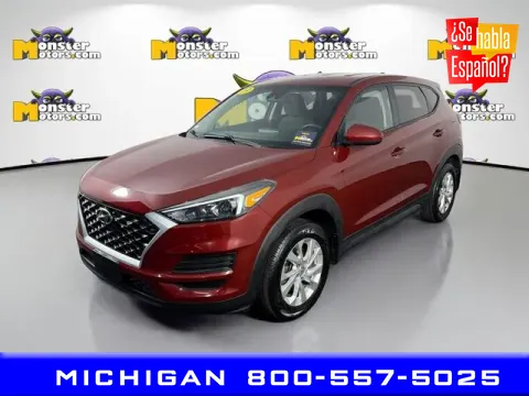 Red 2019 Hyundai Tucson SE for sale in Michigan Center, MI