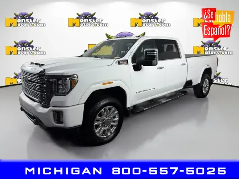 White 2021 GMC Sierra 3500HD Denali for sale in Michigan Center, MI