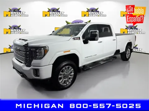 White 2021 GMC Sierra 3500HD Denali for sale in Michigan Center, MI