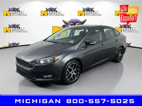 Gray 2017 Ford Focus SEL for sale in Michigan Center, MI