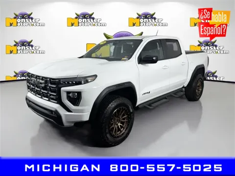 White 2024 GMC Canyon AT4 for sale in Michigan Center, MI