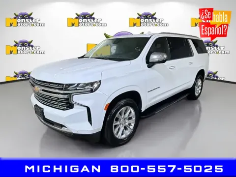 White 2023 Chevrolet Suburban Premier for sale in Michigan Center, MI