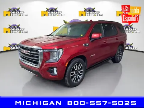 Red 2021 GMC Yukon AT4 for sale in Michigan Center, MI