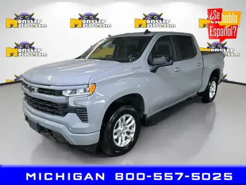 Gray 2024 Chevrolet Silverado 1500 RST for sale in Michigan Center, MI