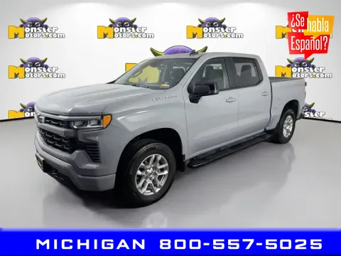 Gray 2024 Chevrolet Silverado 1500 RST for sale in Michigan Center, MI